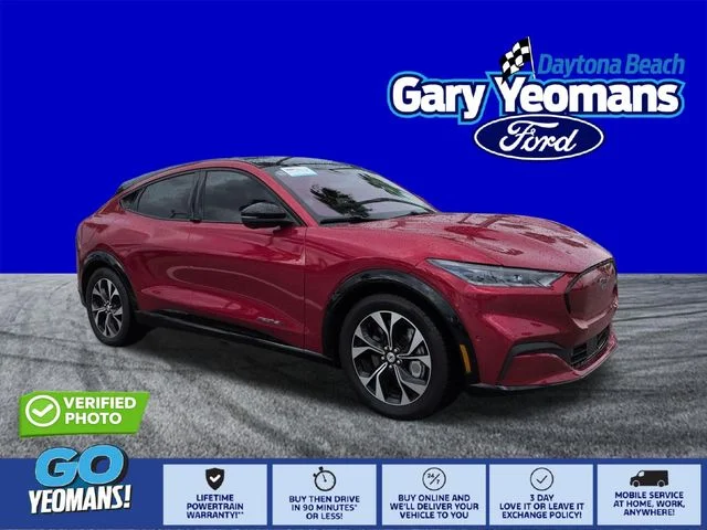 Certified Used 2021 Red Metallic Ford Premium image 1