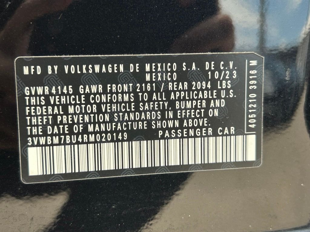 Certified Used 2024 Black Volkswagen 1.5T Sport image 49
