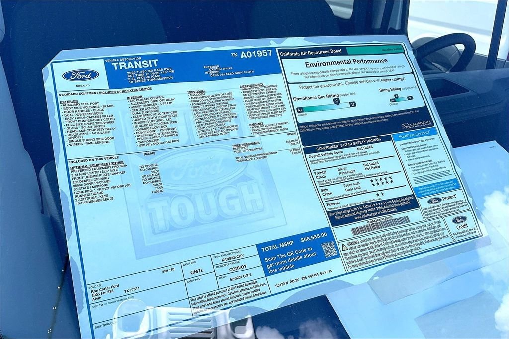 New 2026 Ford Transit-350 XLT Passenger Van