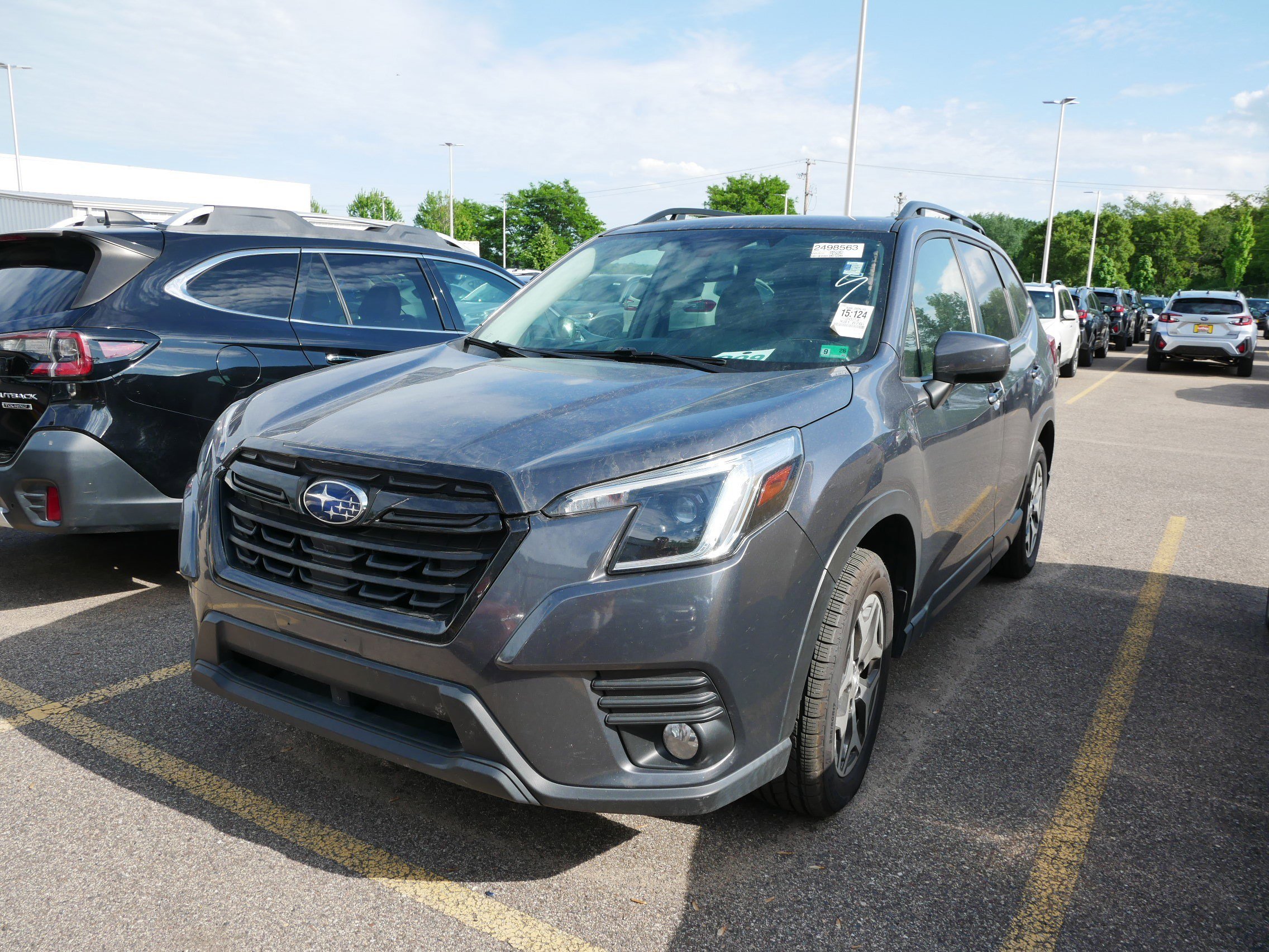 Used 2023 Magnetite Gray Metallic Subaru Premium image 2