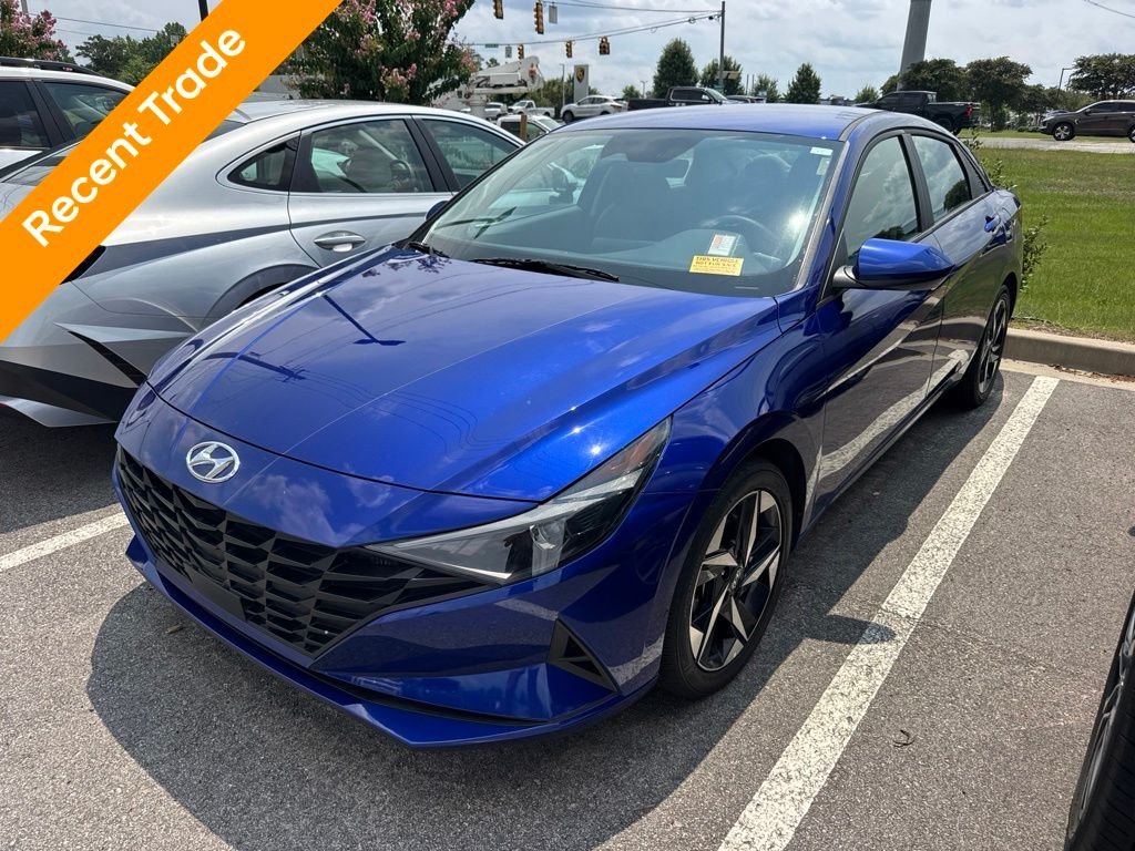 Certified Used 2023 Blue Hyundai SEL image 1