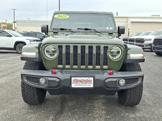 Used 2021 Green Jeep Unlimited Rubicon image 3