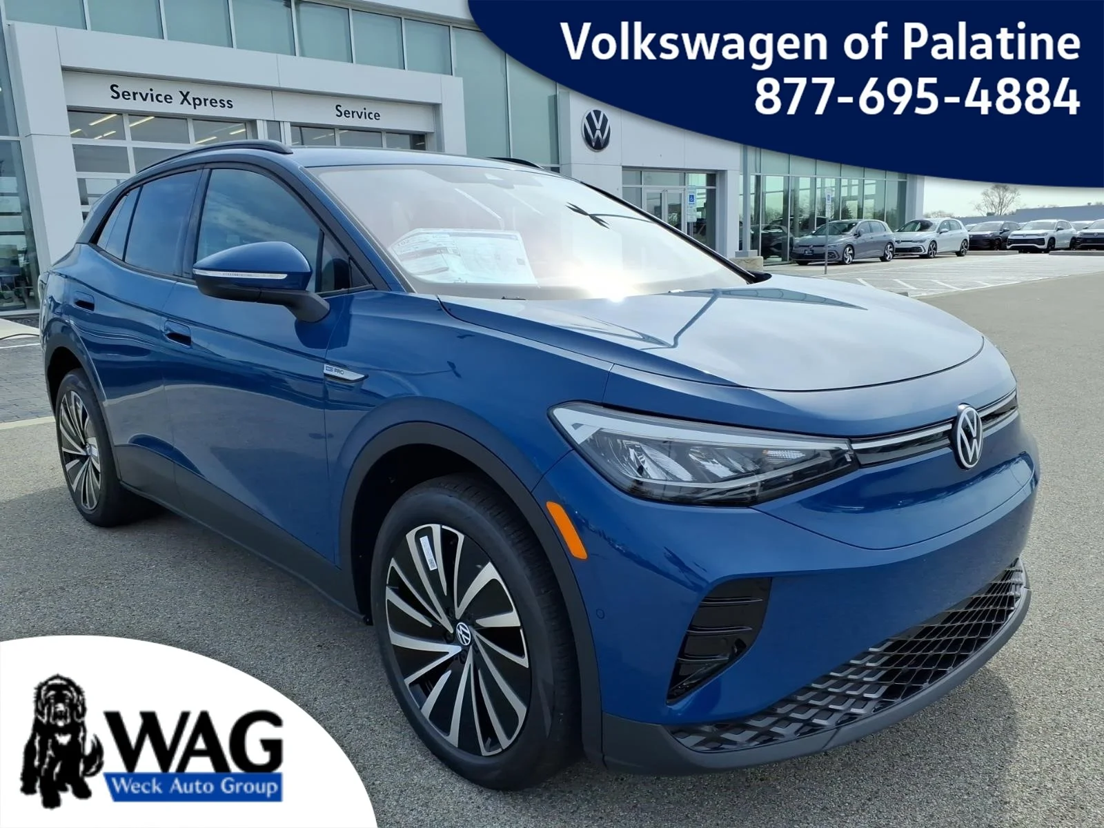New 2026 Mountain  Lake Blue Metallic Volkswagen PRO AWD image 1