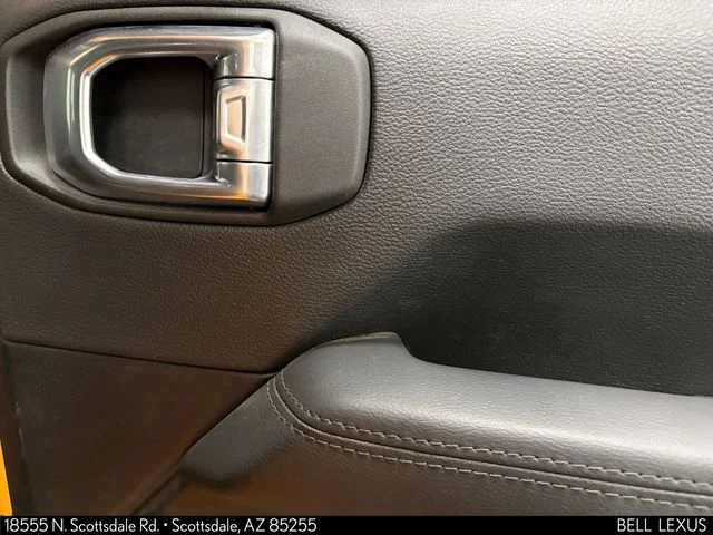 Used 2021 Yellow Jeep Unlimited Sahara Altitude image 22