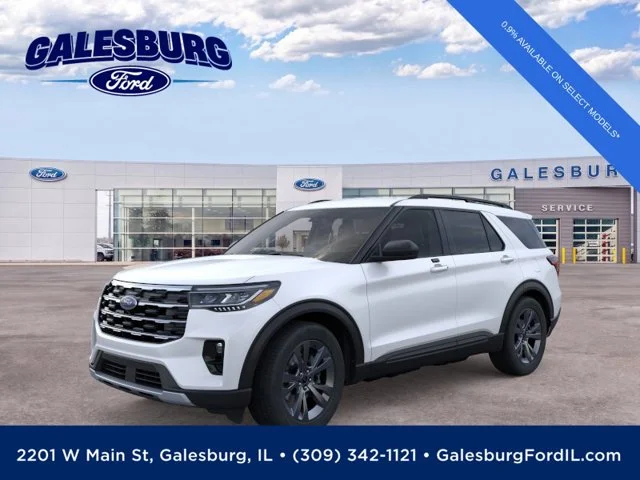 New 2026 Star White Metallic Tri-Coat Ford Active image 1