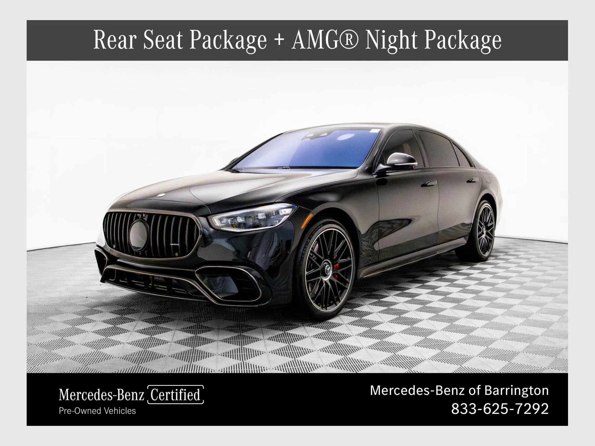 バッグ AMG63 Certified Pre-Owned 2025 Mercedes-Benz S-Class S 63 E AMG® 4D