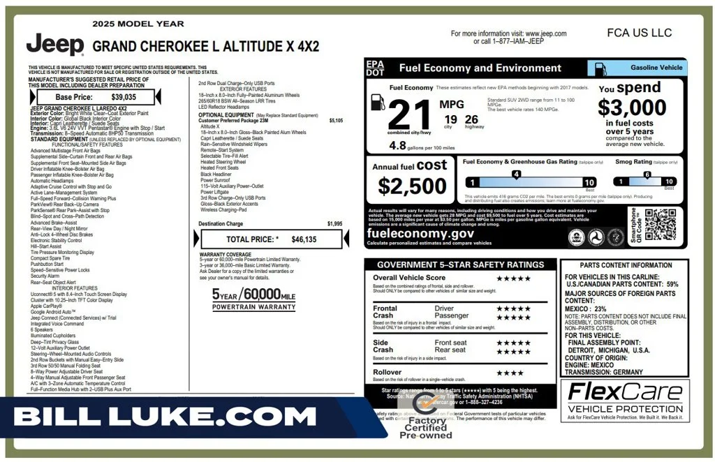 2025 Jeep Grand Cherokee L