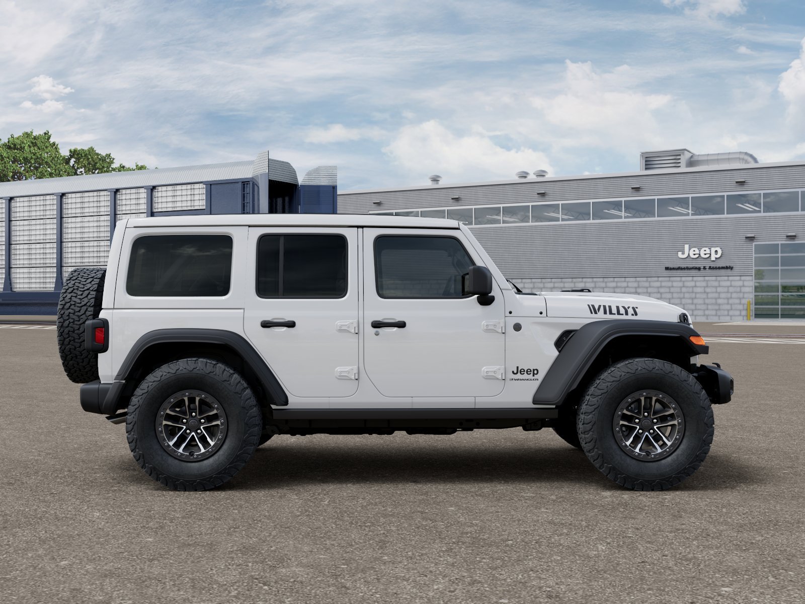 New 2027 Bright White Clear-Coat Paint Jeep Willys image 12