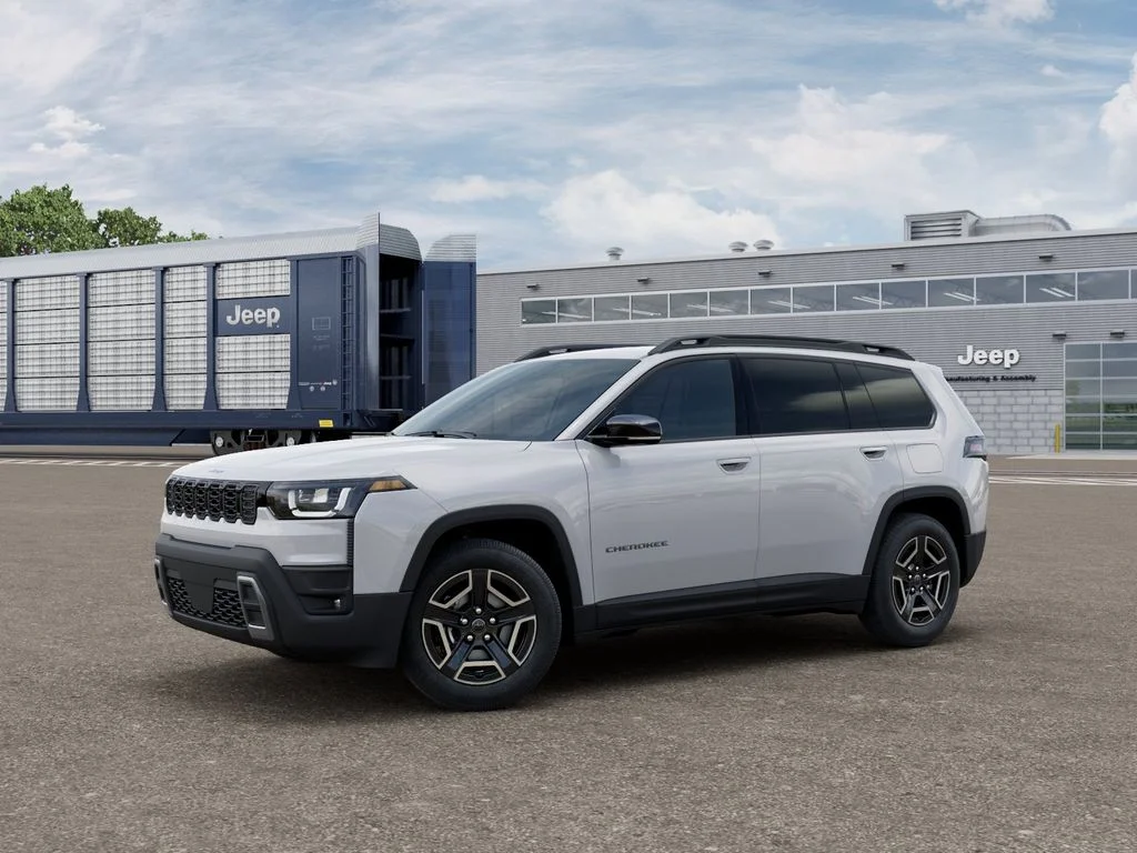 New 2026 Bright White Clear-Coat Exterior Paint Jeep Limited image 2