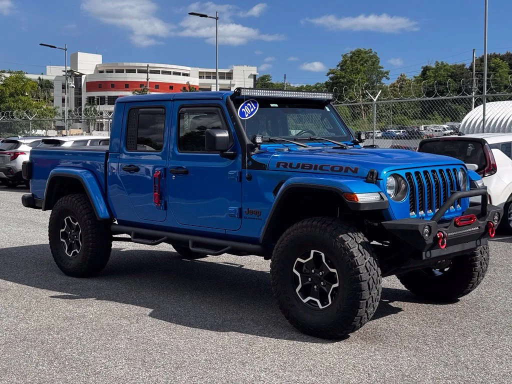 Used 2021 Blue Jeep Rubicon image 2
