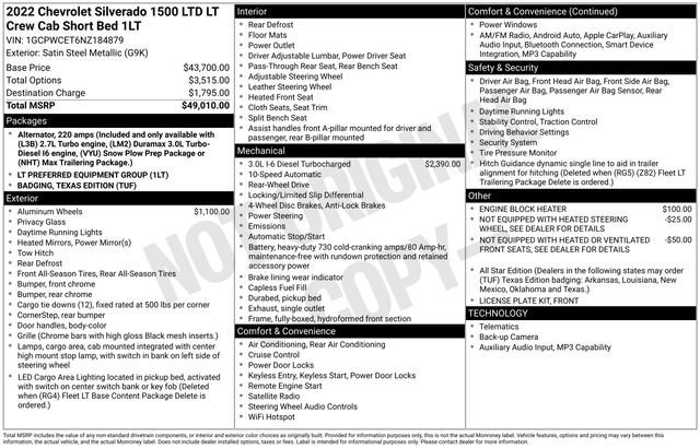2022 Chevrolet Silverado 1500 LT Crew Cab Short Box's photo