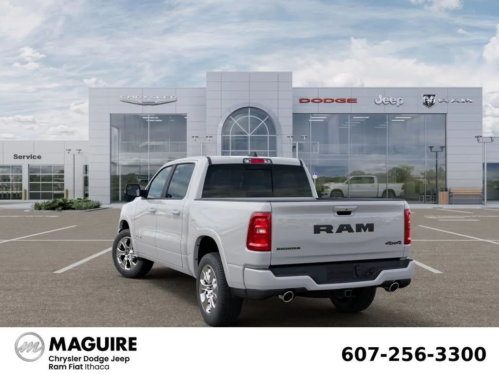 New 2026 Bright White Clear-Coat Exterior Paint RAM Big Horn/Lone Star image 3
