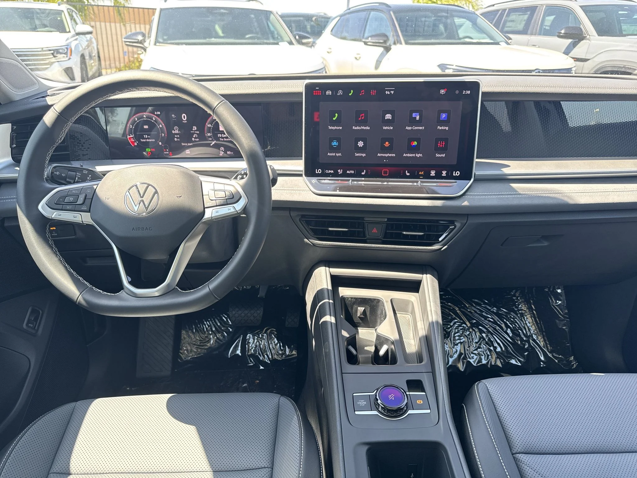 New 2026 Deep Black Pearl Volkswagen SE image 16