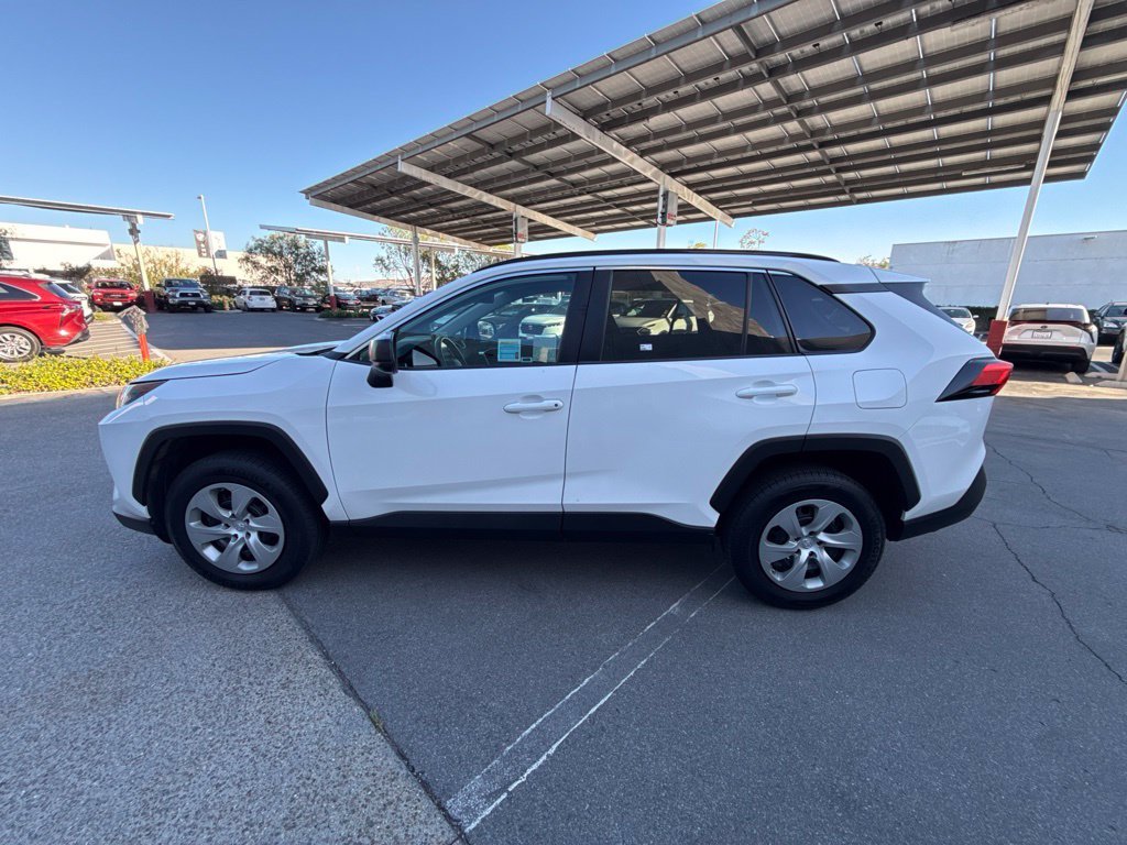 Used 2021 White Toyota LE image 8