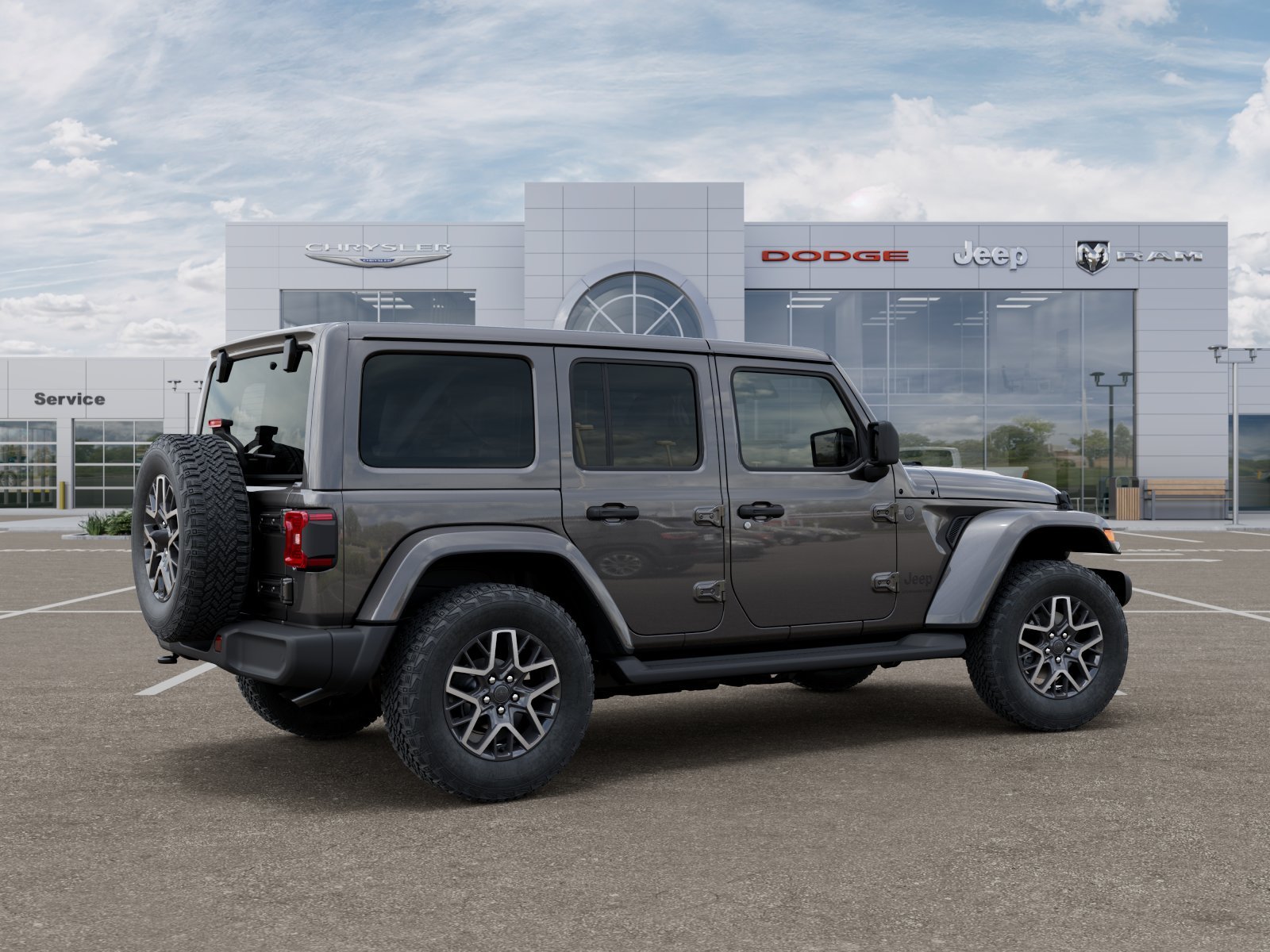 New 2026 Granite Crystal Metallic Clear-Coat Exterior Paint Jeep Sahara image 13