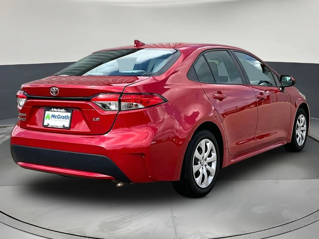 Used 2021 Red Toyota LE image 8