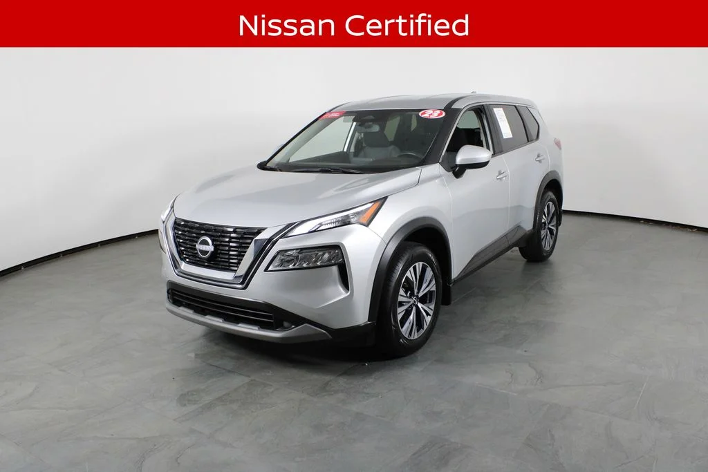 Certified Used 2023 Silver Nissan SV image 2