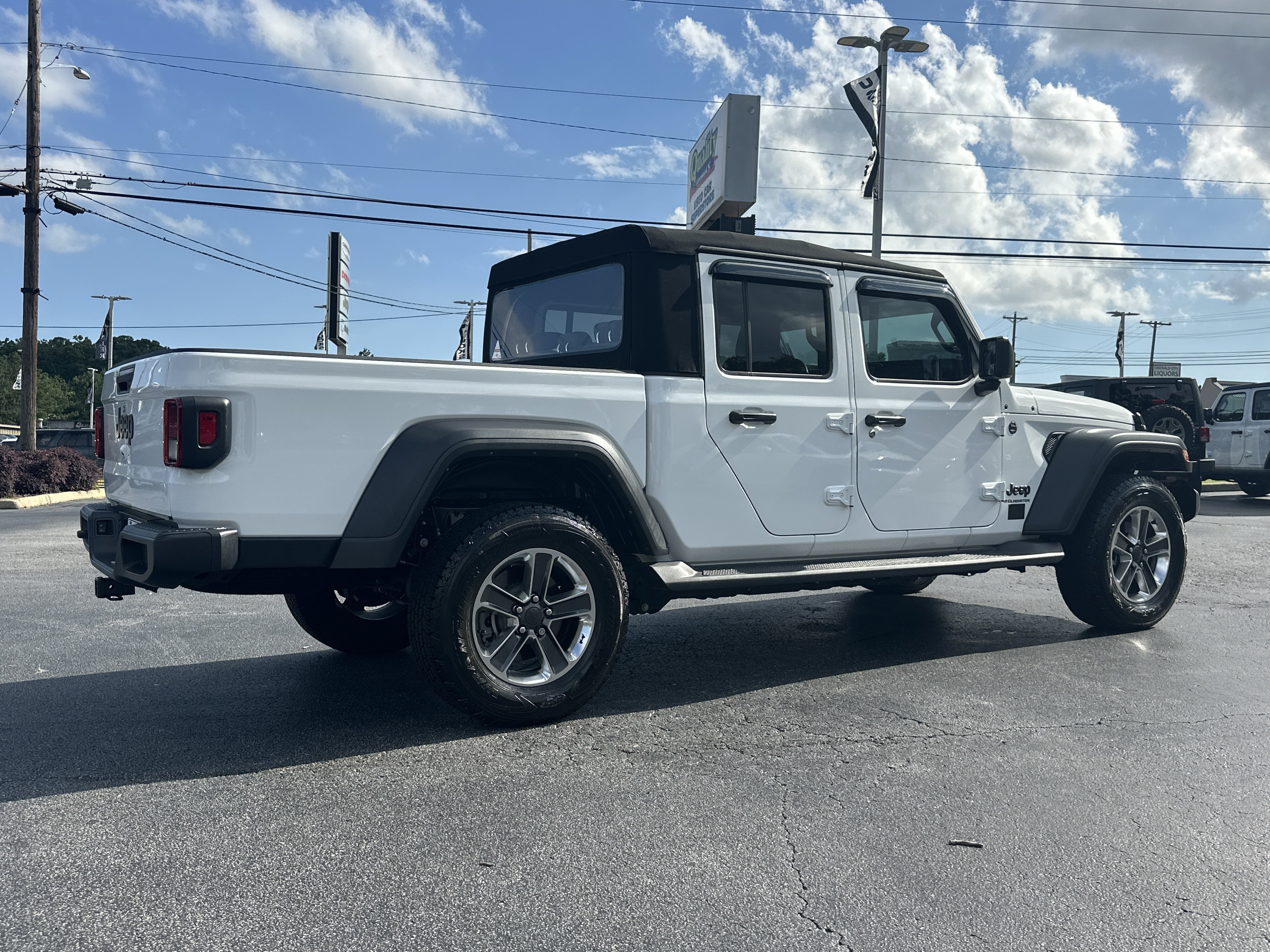 Used 2024 Bright White Clearcoat Jeep Sport image 8