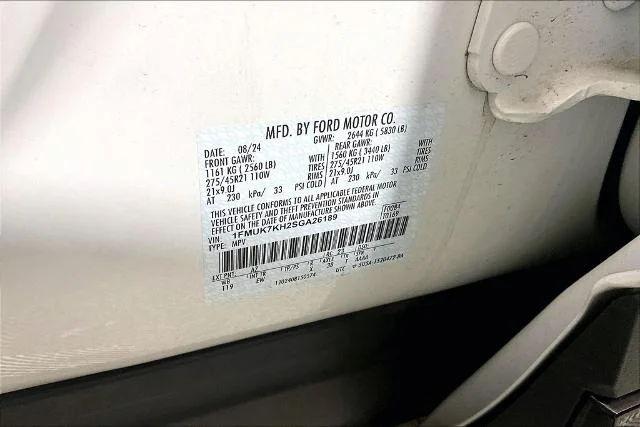 Used 2025 White Metallic Ford ST-Line image 54