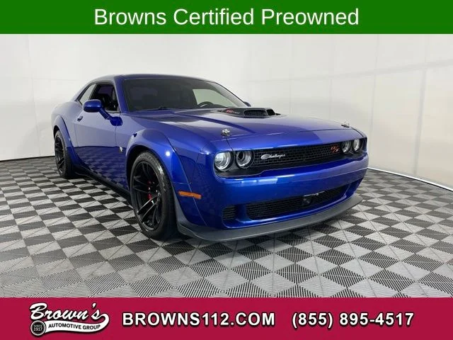 Used 2022 Blue Dodge R/T Scat Pack Widebody image 1