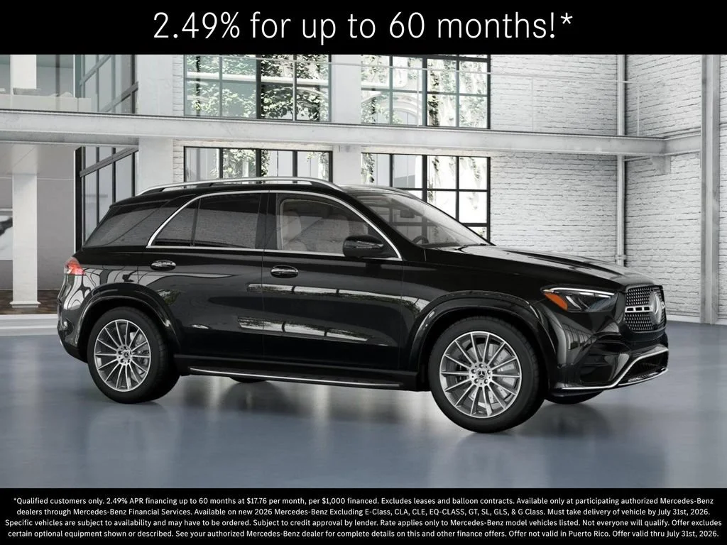 New 2026 Obsidian Black Metallic Mercedes-Benz GLE 450 image 55