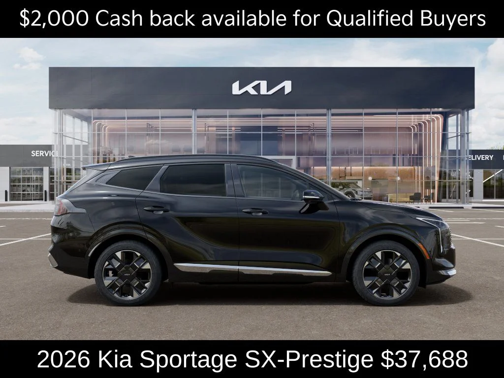 New 2026 Ebony Black Kia SX Prestige image 8