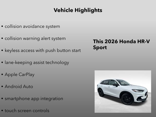 2026 Honda HR-V Sport - Photo 10