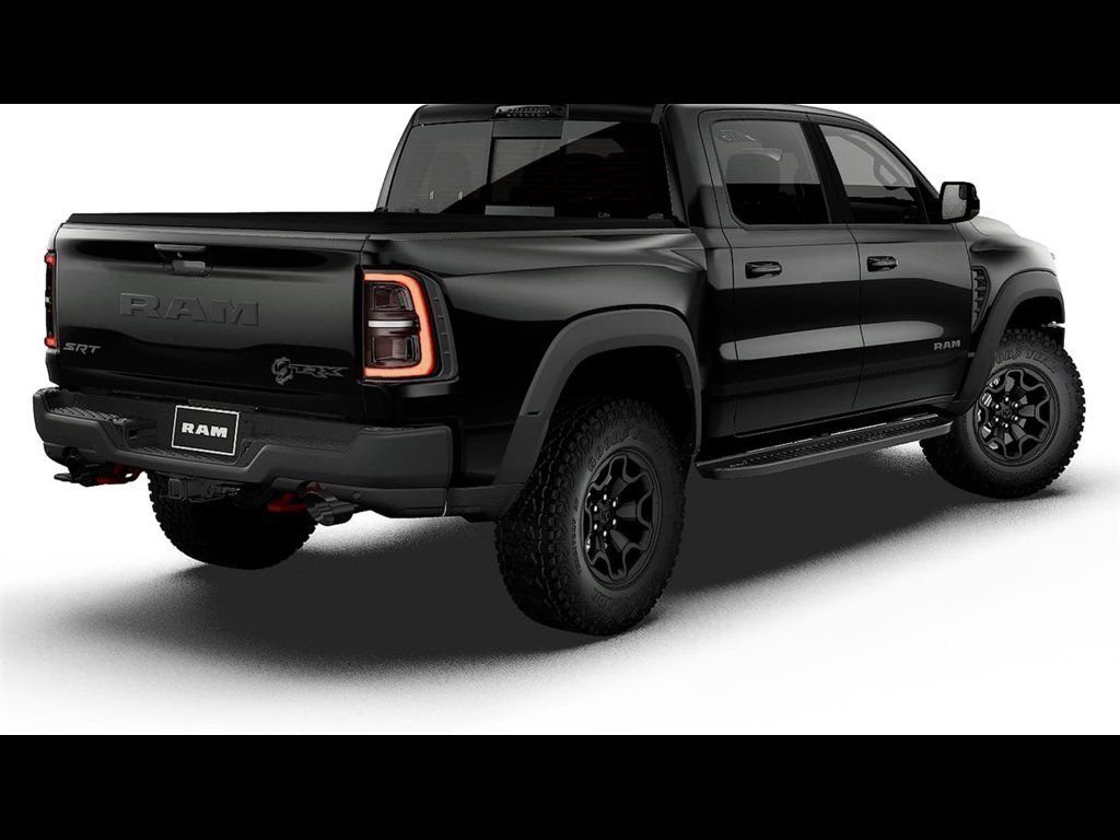 New 2027 Diamond Black Crystal Pearl-Coat Exterior Paint RAM TRX SRT image 2