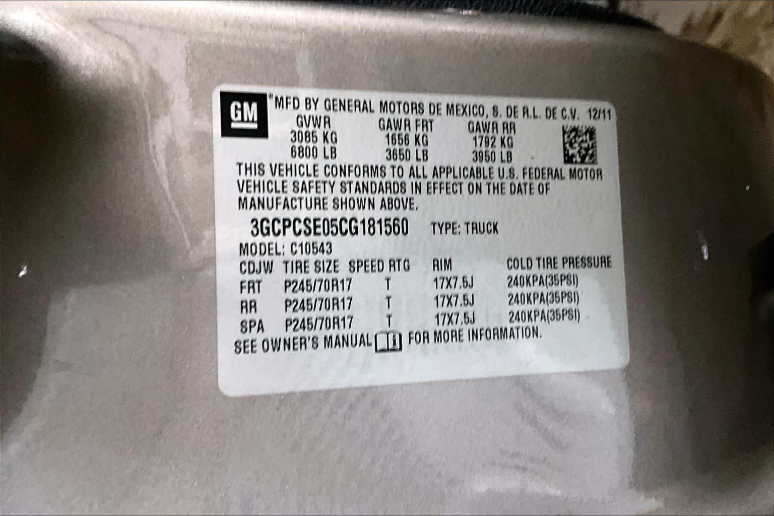 Used 2012 Mocha Steel Metallic Chevrolet LT image 34