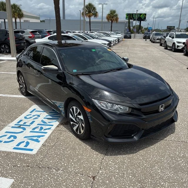 Used 2018 Crystal Black Pearl Honda LX image 3