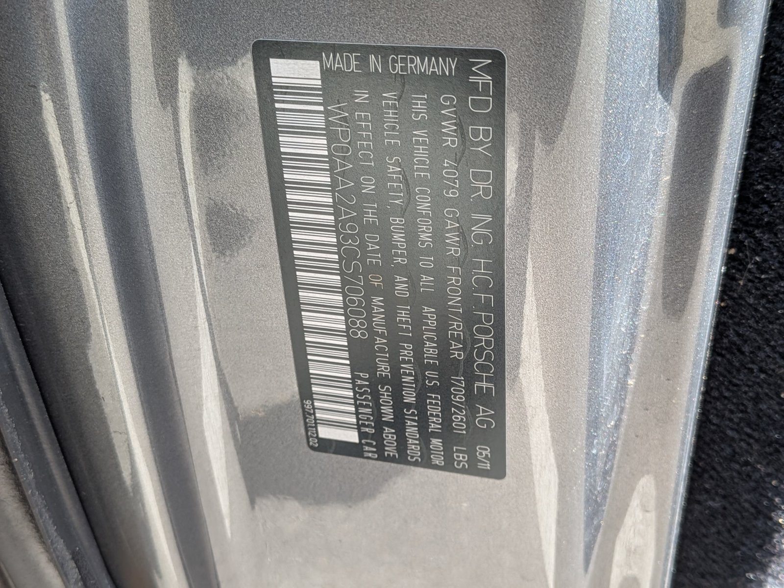 Used 2012 Meteor Grey Metallic Porsche 997 Carrera image 22