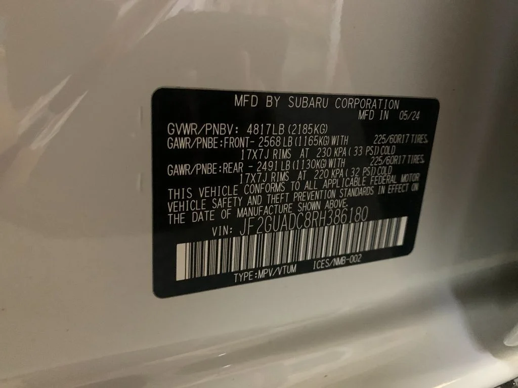 Used 2024 White Subaru Premium image 36