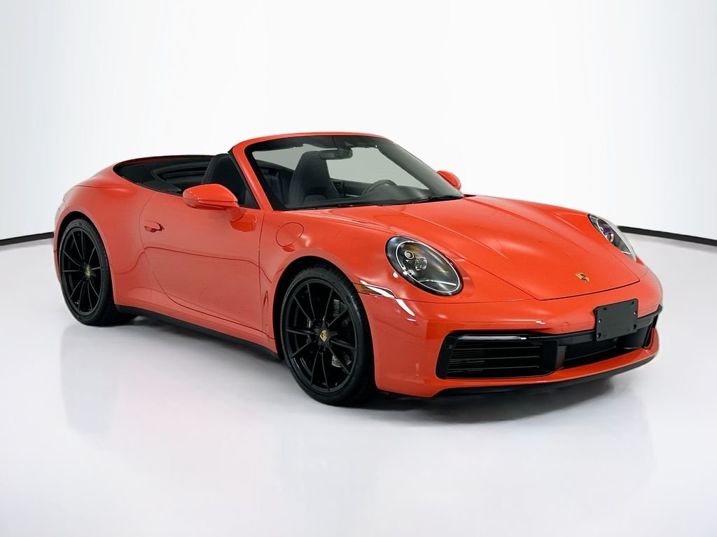 Used 2021 Lava Orange Porsche Carrera image 3