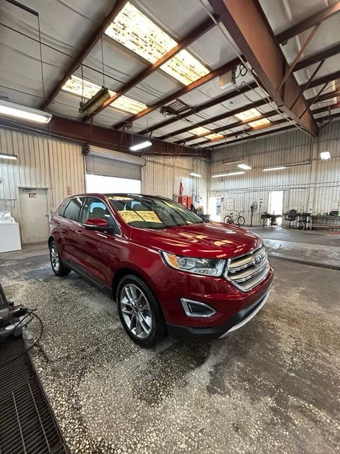 Used 2015 Red Ford Titanium image 4