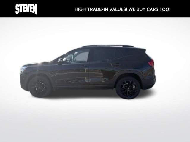 Used 2021 Black GMC SLT image 3