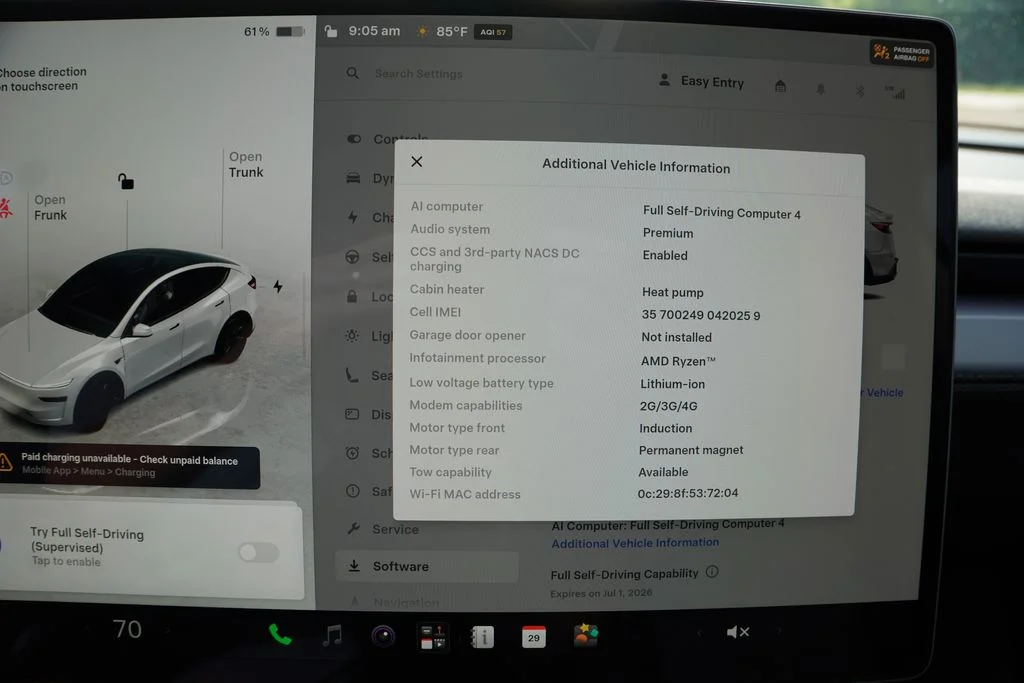 Used 2026 White Tesla Long Range image 9