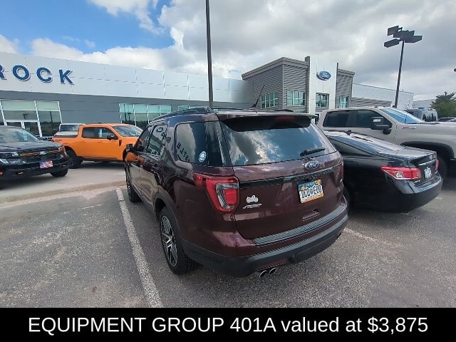 Used 2018 Red Ford Sport image 3