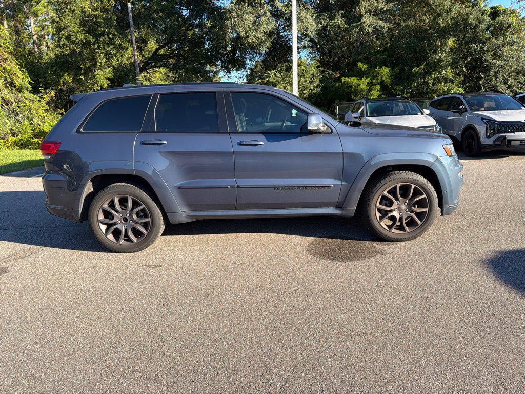 Used 2021 Pacific Blue Clearcoat Jeep High Altitude image 3