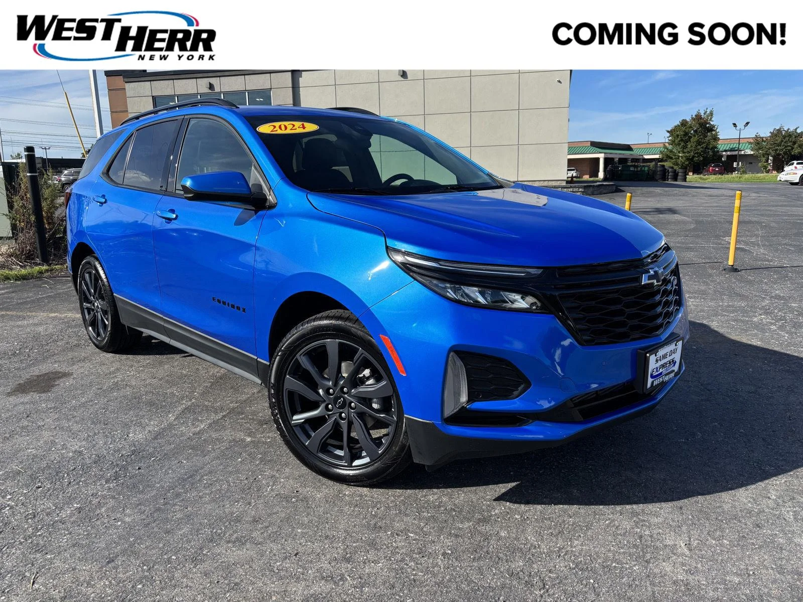 Used 2024 Riptide Blue Metallic Chevrolet RS image 1