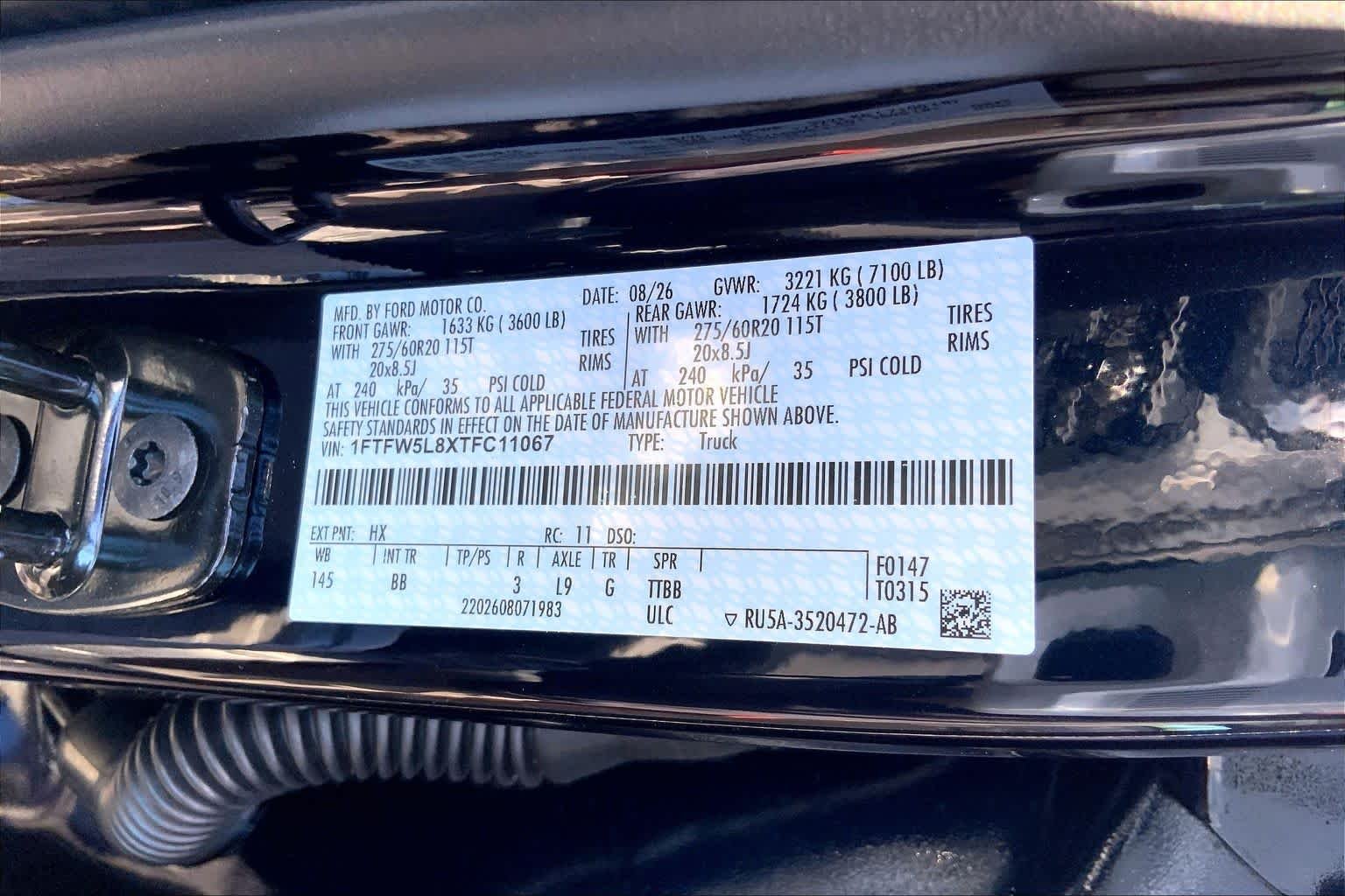 New 2026 Antimatter Blue Metallic Ford Lariat® image 19