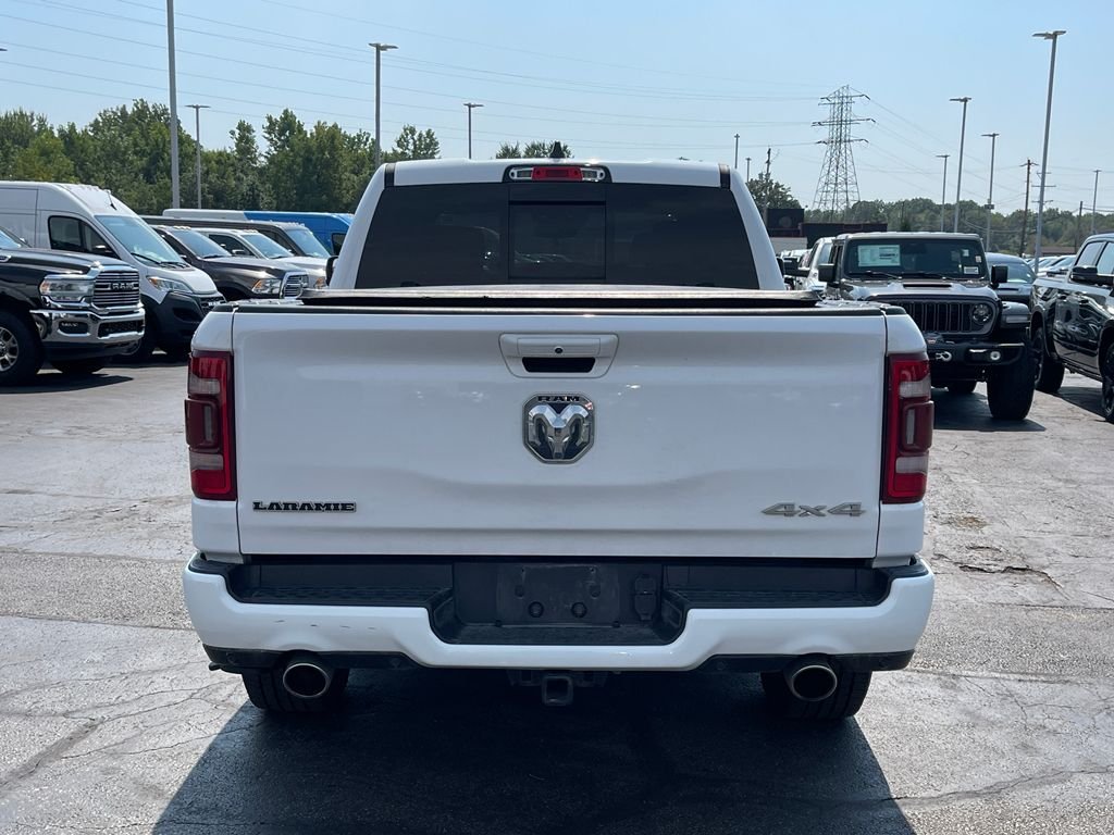 Used 2021 Bright White Clearcoat RAM Laramie image 7