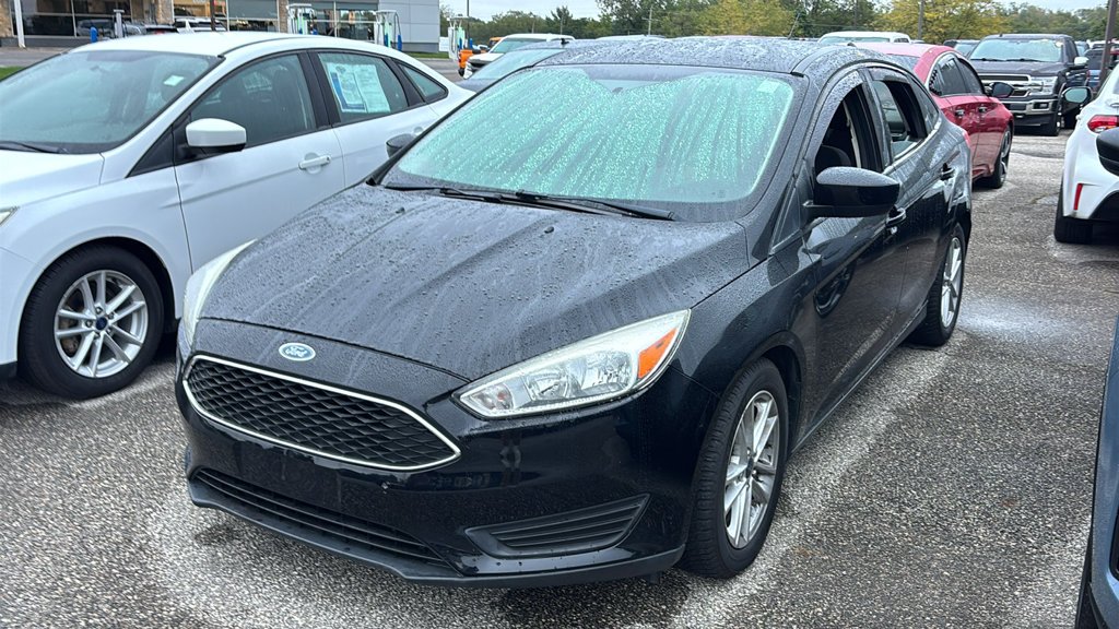 Used 2018 Ford Focus SE with VIN 1FADP3FE1JL308558 for sale in Delaware, OH