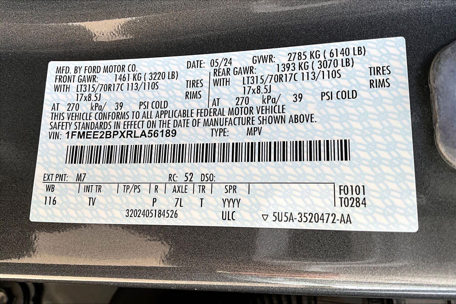 Used 2024 Carbonized Gray Metallic Ford Wildtrak image 34