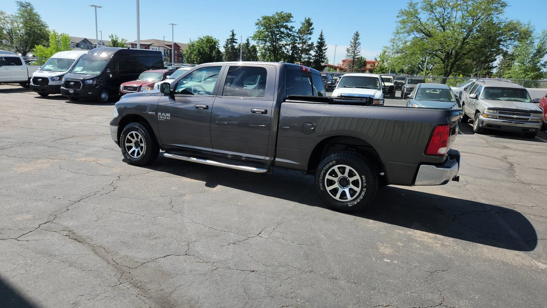 Certified Used 2019 Granite Crystal Clearcoat Metallic Ram SLT image 5