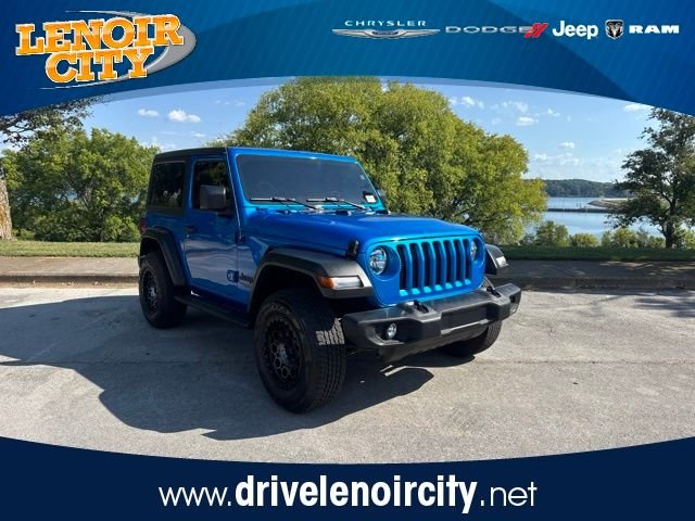 Used 2021 Blue Jeep Sport image 1