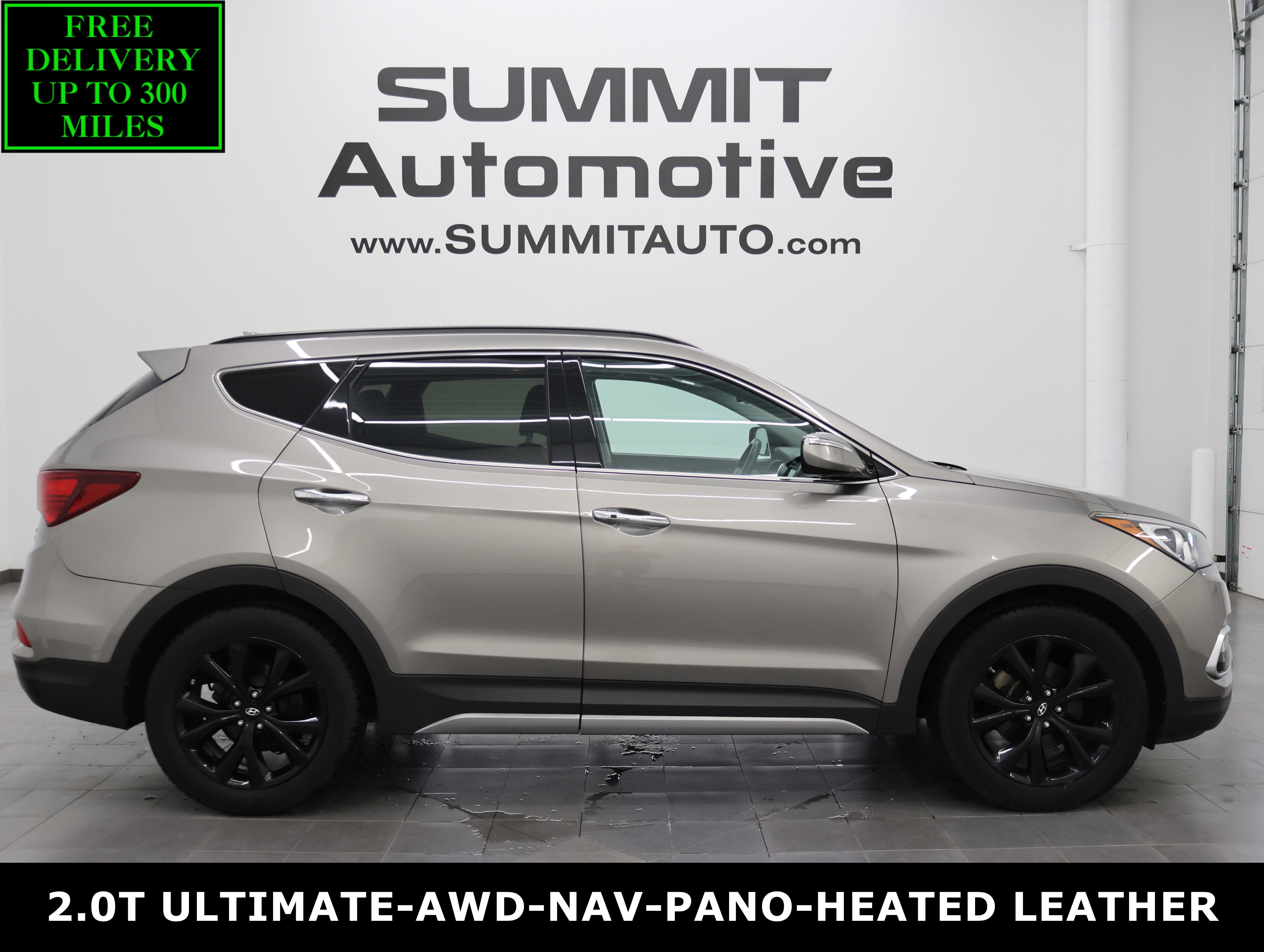 Used 2017 Mineral Gray Hyundai 2.0T Ultimate AWD: 2.0T ULTIMATE-AWD-NAV-PANO-HEATED LEATHER SEATS-360 CAMERA image 1