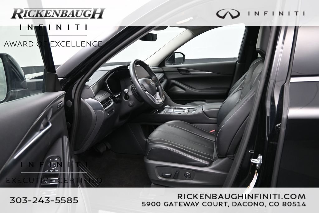 Certified Used 2023 Black INFINITI LUXE image 11