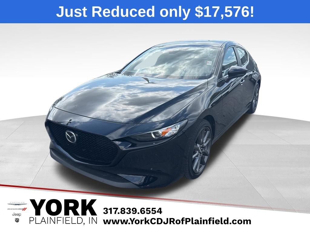 Black 2020 Mazda MAZDA3 Hatchback FWD Sedan Front-Wheel Drive 6-Speed Automatic