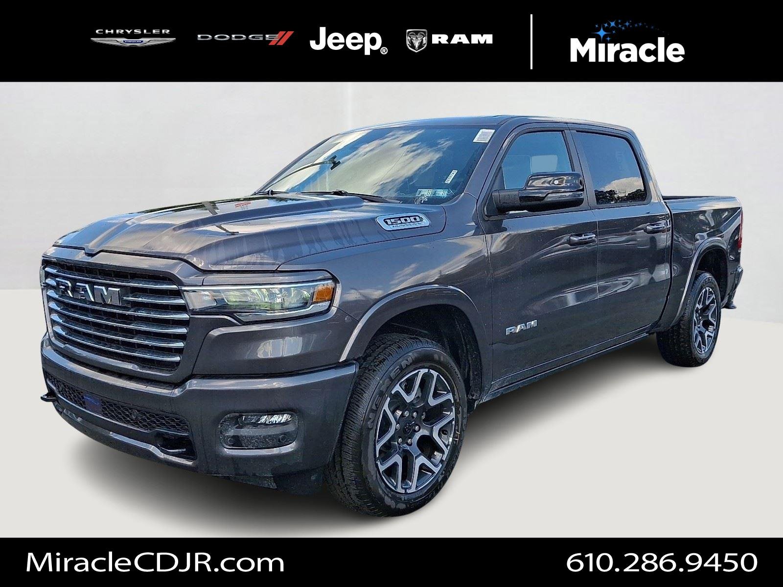 New 2026 Granite Crystal Metallic Clear-Coat Exterior Paint RAM Laramie image 1