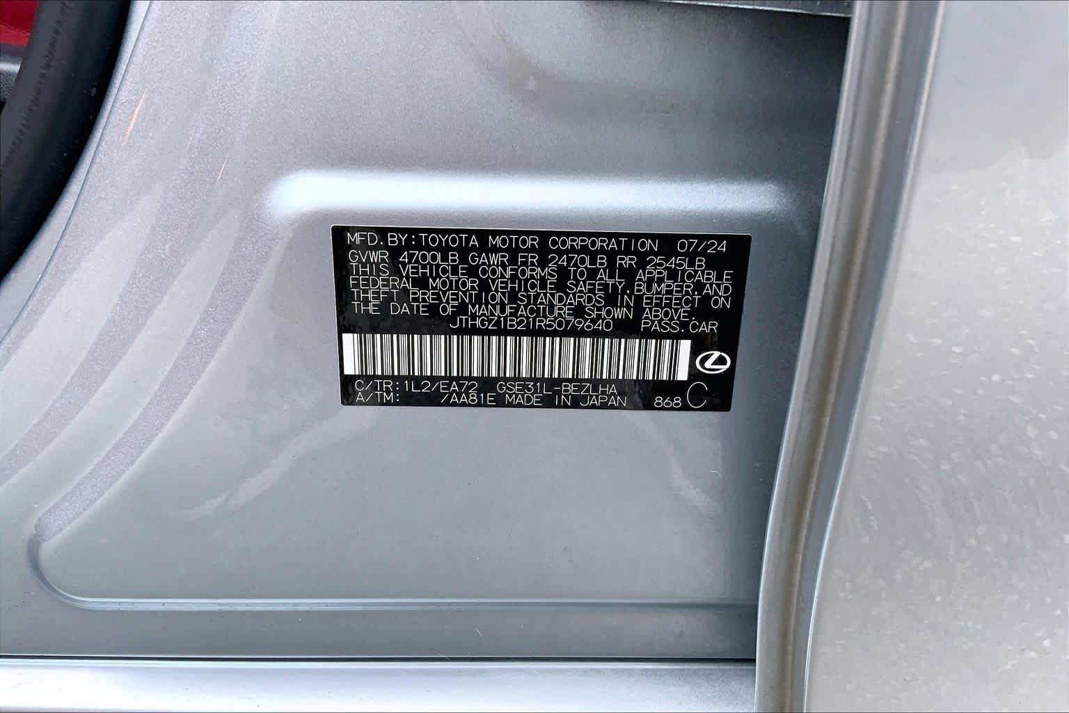 Used 2024 Iridium Lexus F SPORT image 28